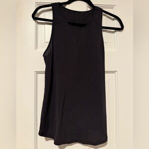 Lululemon All Tied Up Tank Top Black Open Back Workout Top Women’s Size 4